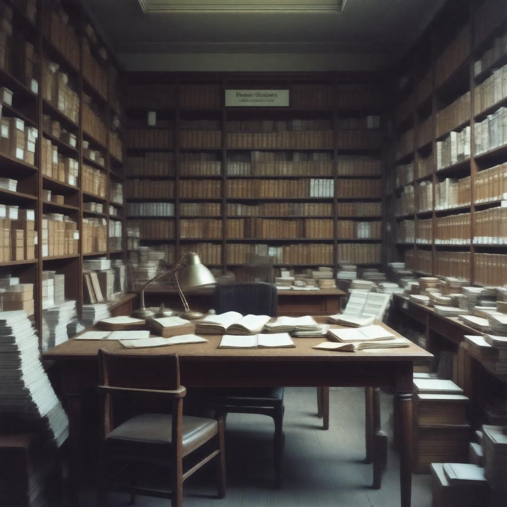 Click to view larger image AI-created image of Fabian Society Archive