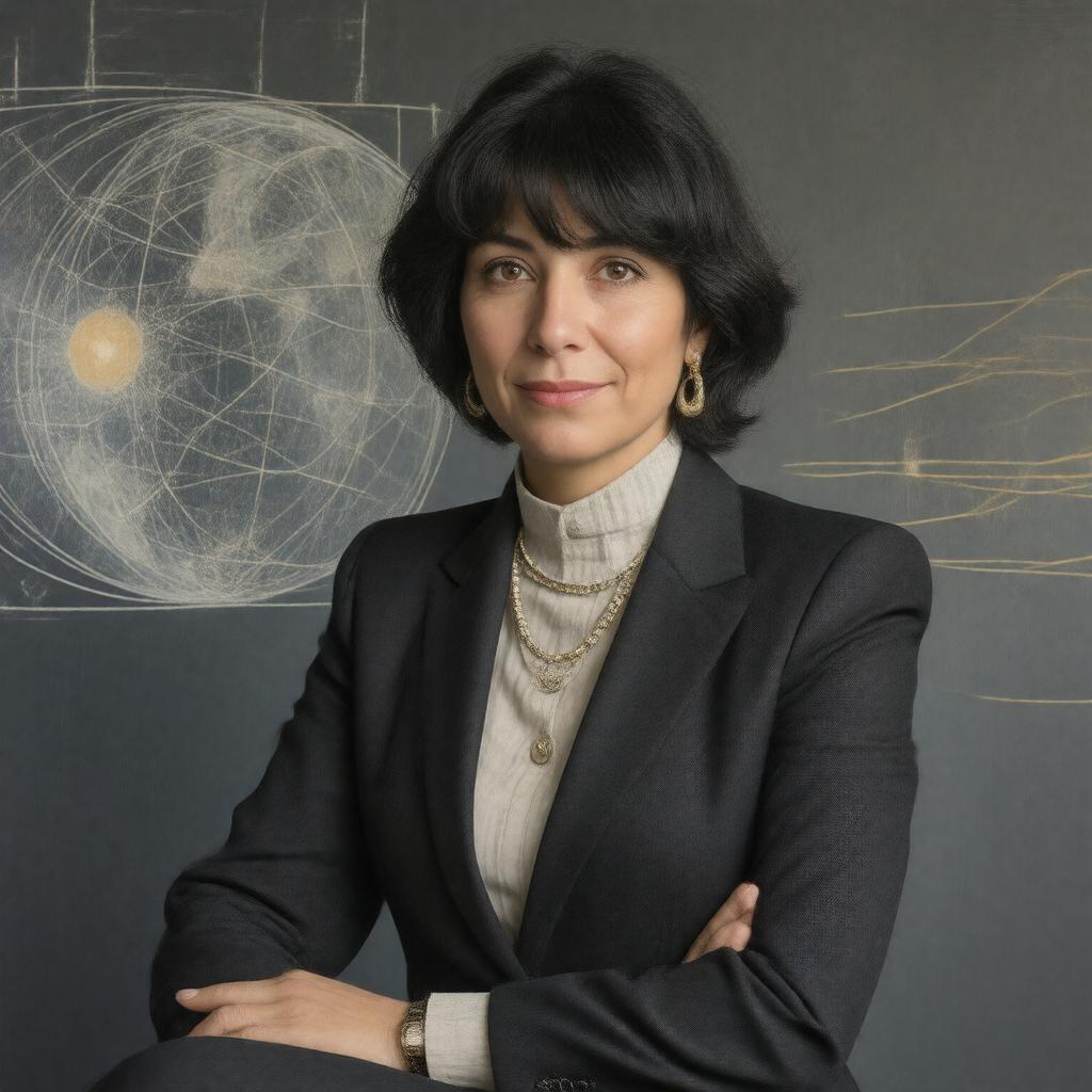 AI-created image of Fabiola Gianotti