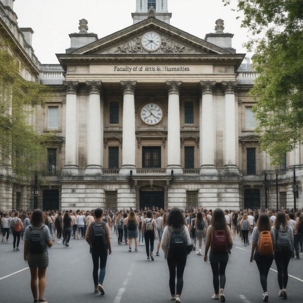 AI-created image of Faculty of Arts & Humanities
