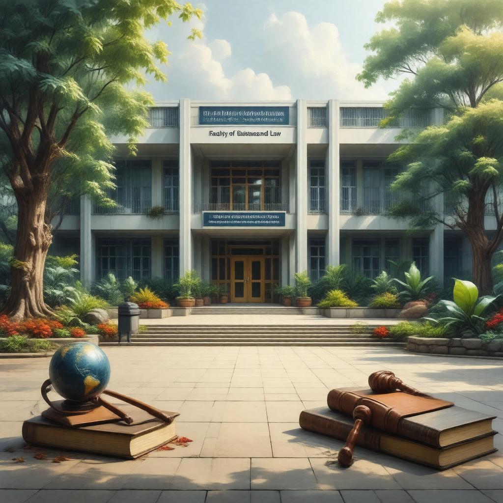 AI-created image of Faculty of Business and Law