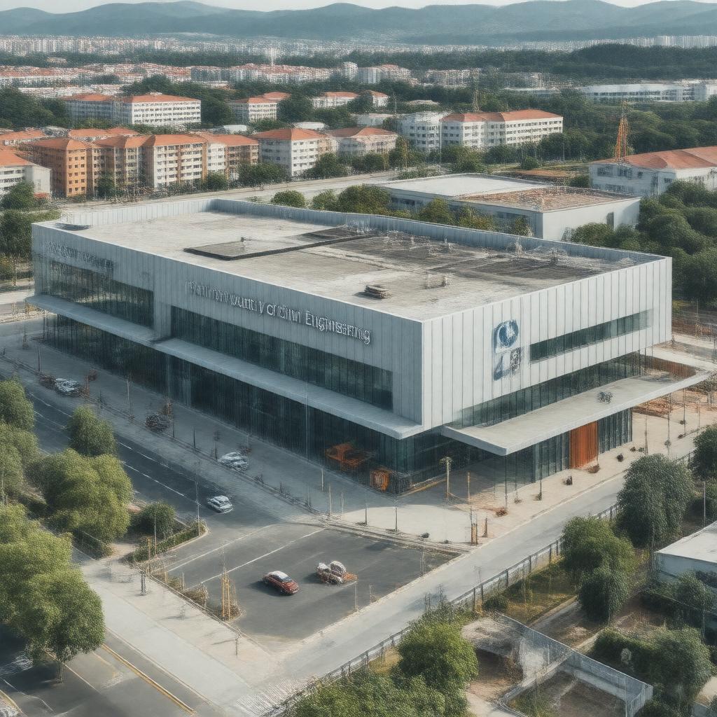 AI-created image of Faculty of Civil Engineering