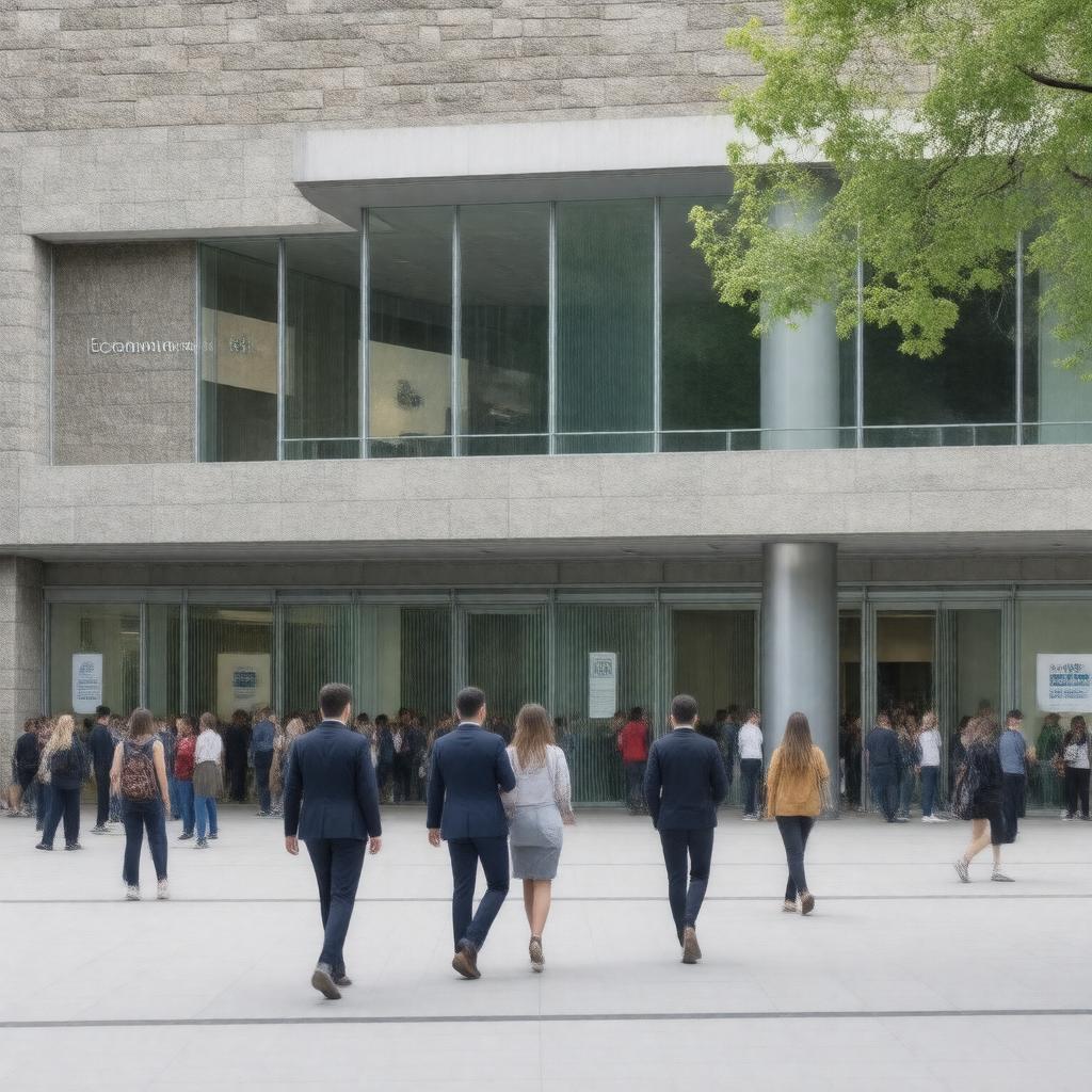 Click to view larger image AI-created image of Faculty of Economics