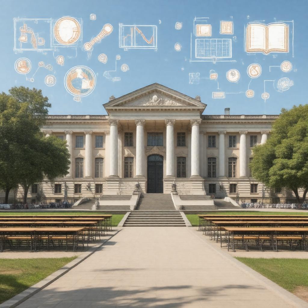 Click to view larger image AI-created image of Faculty of Economics and Social Sciences