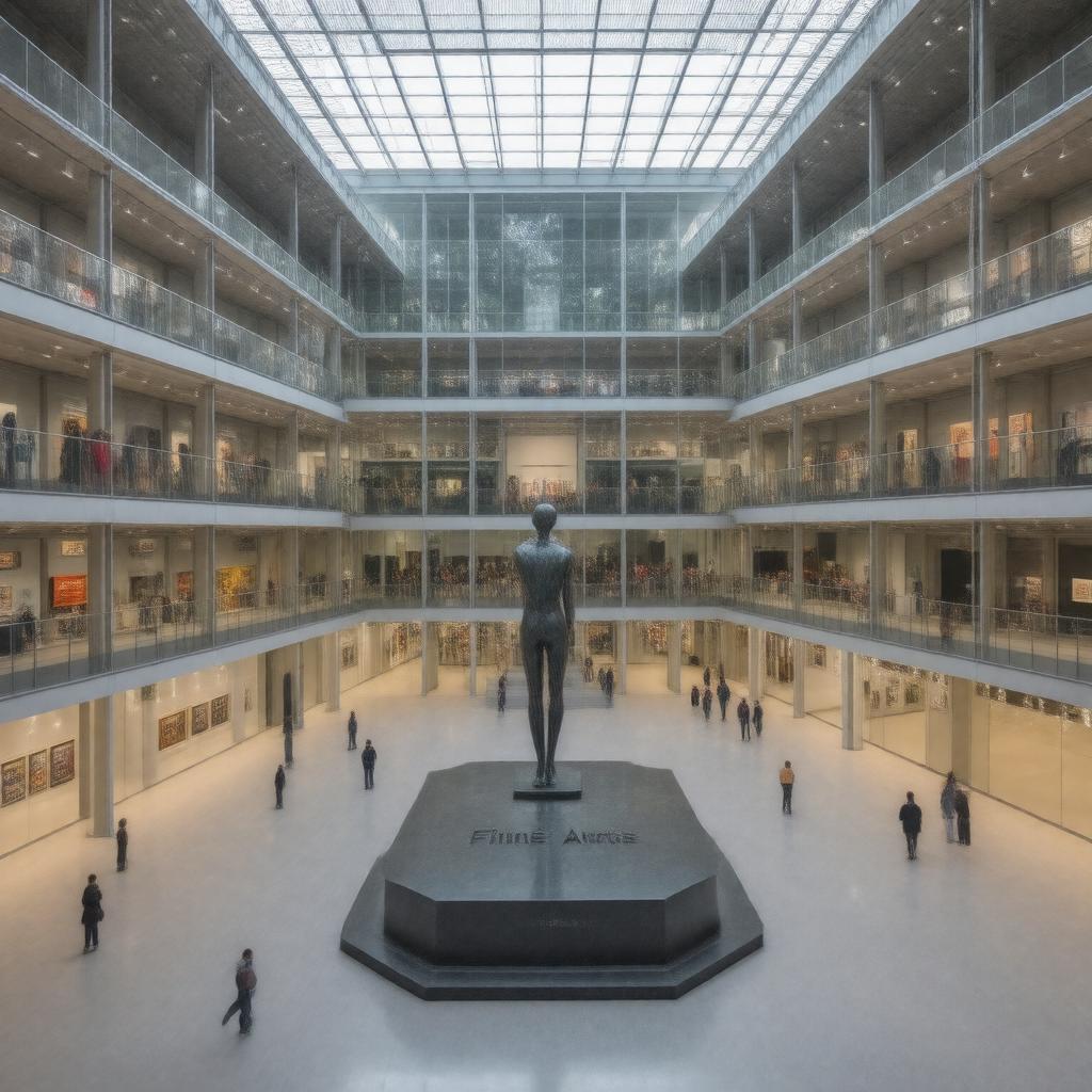 Click to view larger image AI-created image of Faculty of Fine Arts