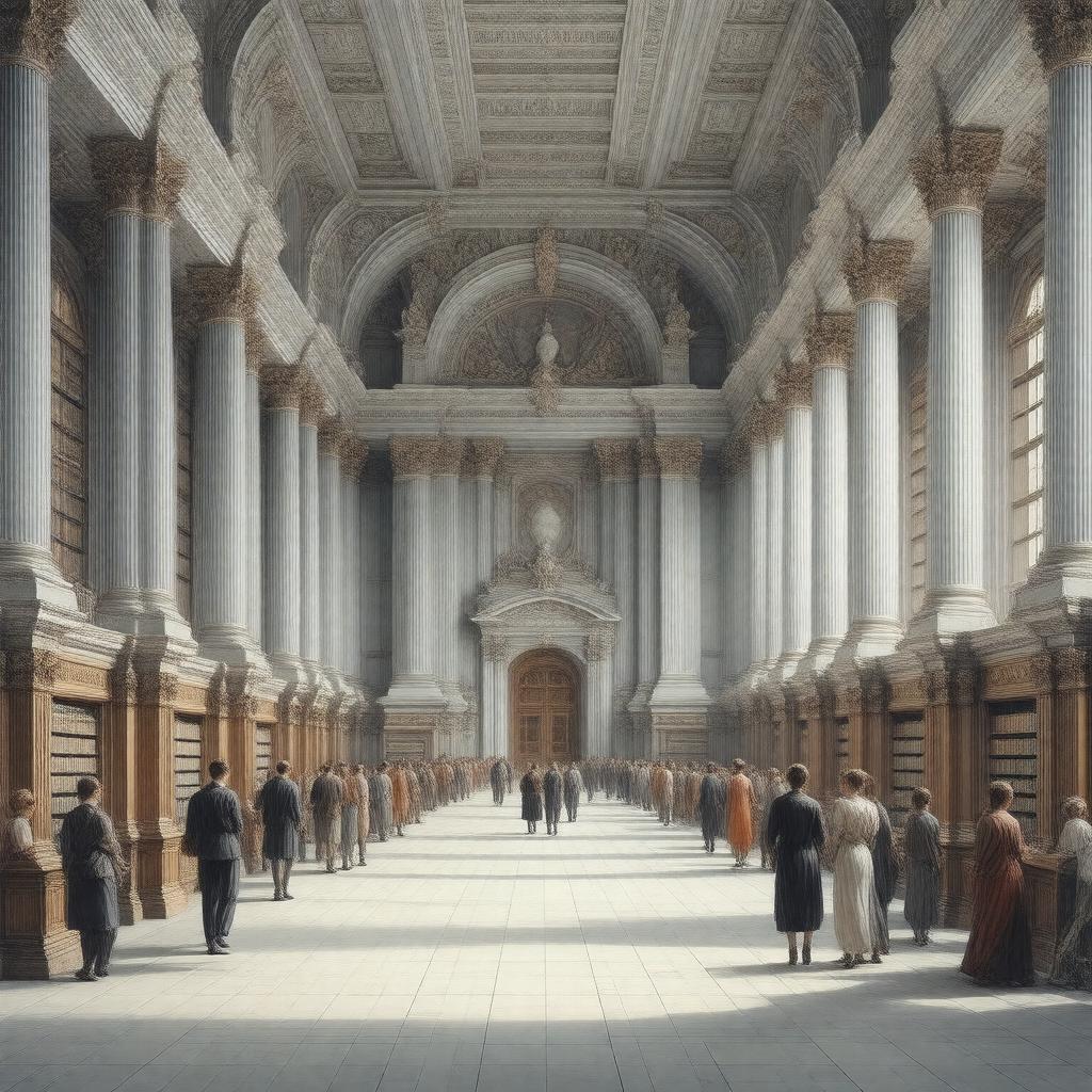 Click to view larger image AI-created image of Faculty of Humanities