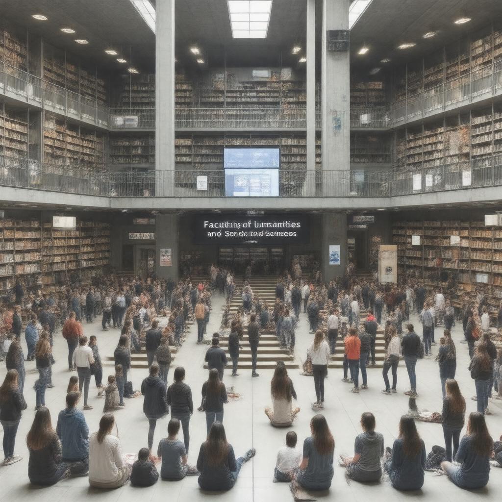 Click to view larger image AI-created image of Faculty of Humanities and Social Sciences