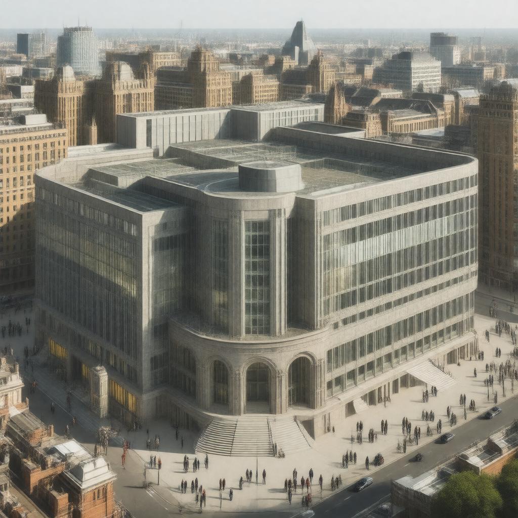 Click to view larger image AI-created image of Faculty of Social Science & Public Policy