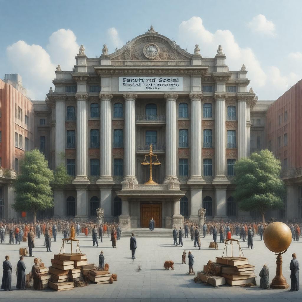 AI-created image of Faculty of Social Sciences and Law