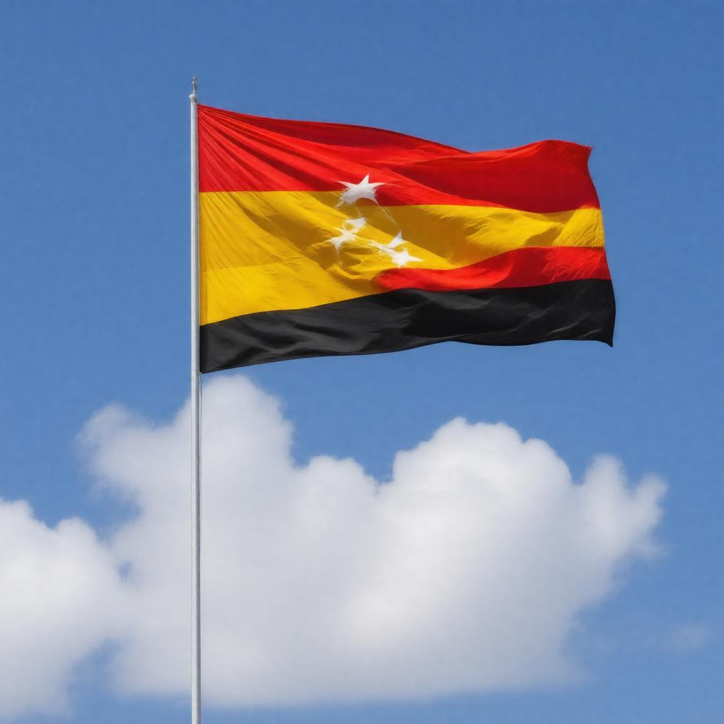 AI-created image of Fair Antigua, We Salute Thee