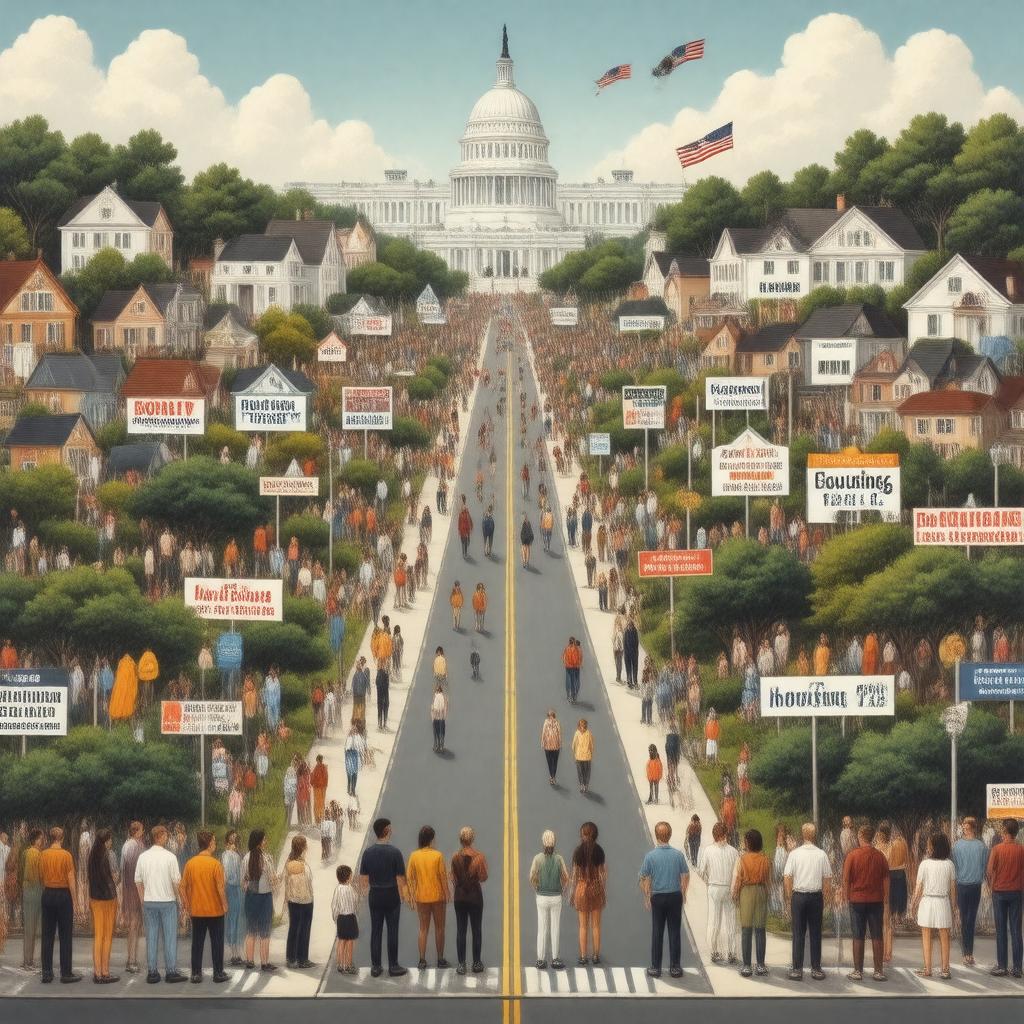 AI-created image of Fair Housing Act of 1968