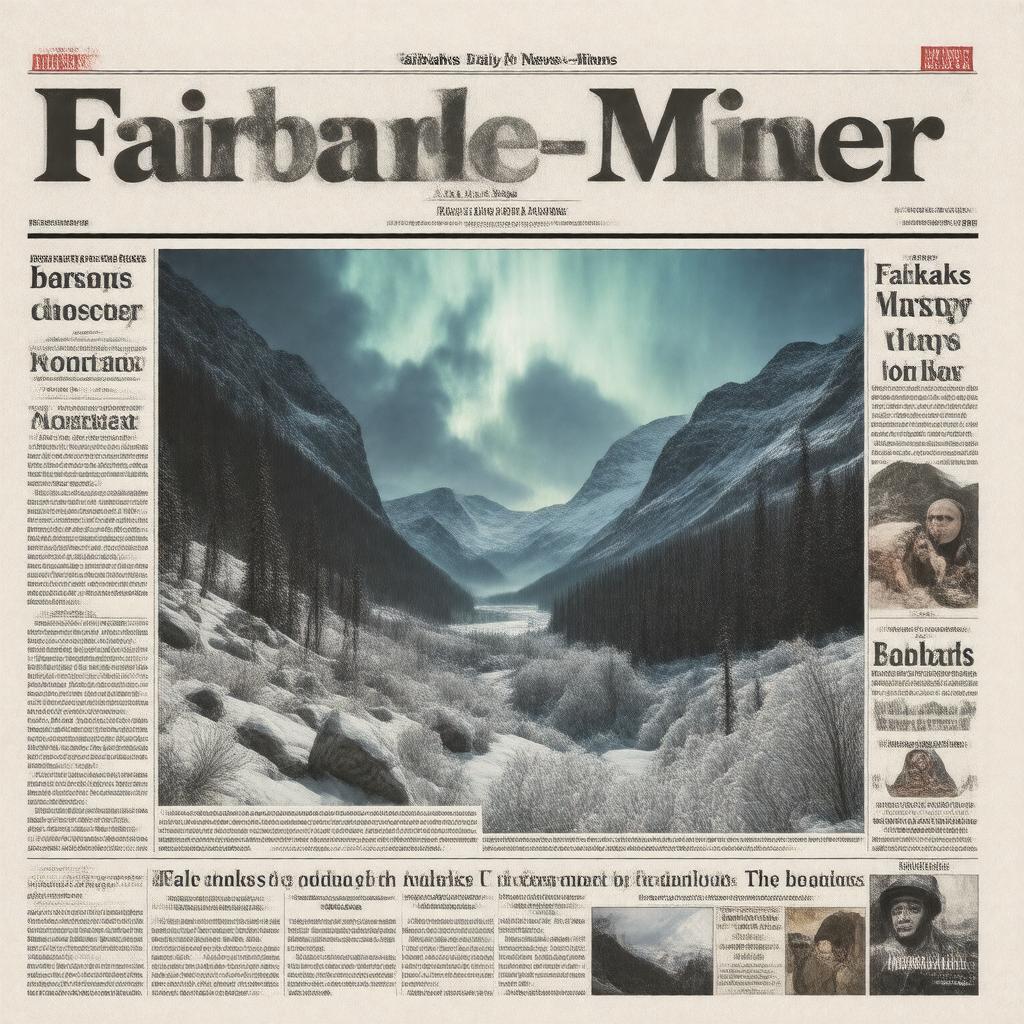 AI-created image of Fairbanks Daily News-Miner