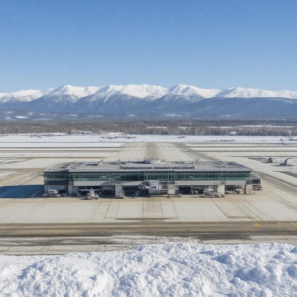 AI-created image of Fairbanks International Airport