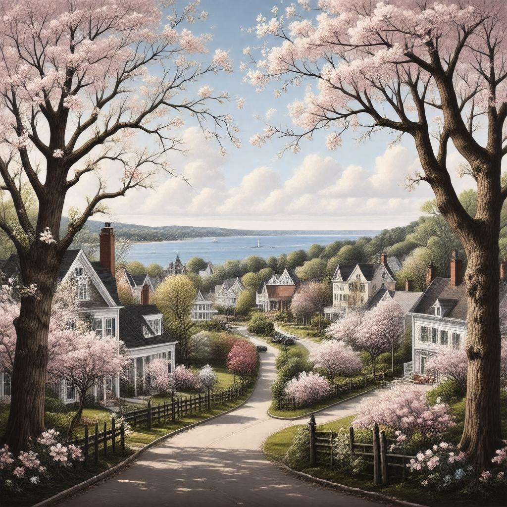 AI-created image of Fairfield, Connecticut