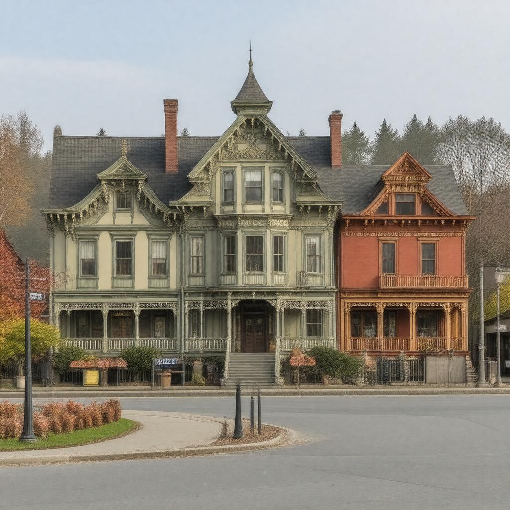 AI-created image of Fairhaven Historic District