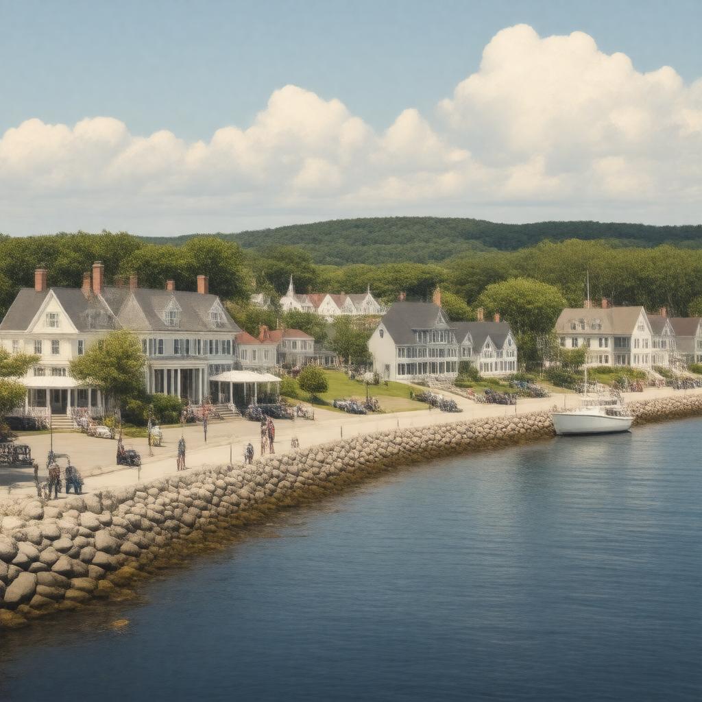 AI-created image of Fairhaven, Massachusetts