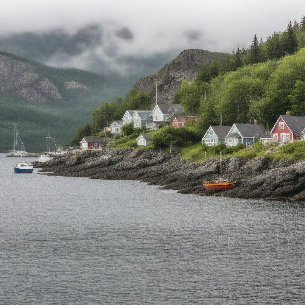 AI-created image of Fairhaven, Newfoundland and Labrador