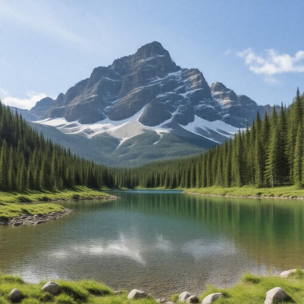 AI-created image of Fairview Mountain