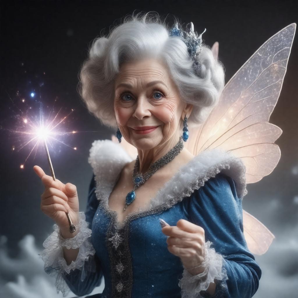 AI-created image of Fairy Godmother in Shrek 2