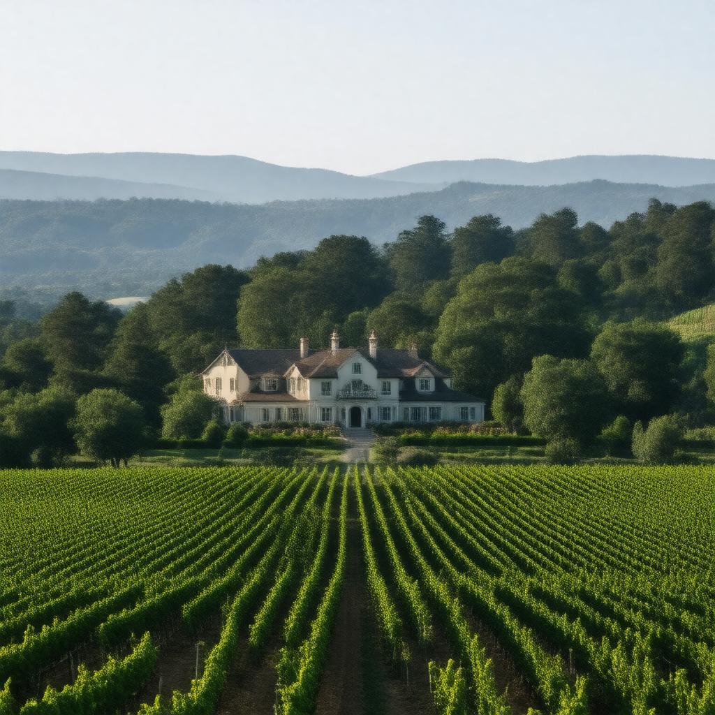 AI-created image of Falcon Crest