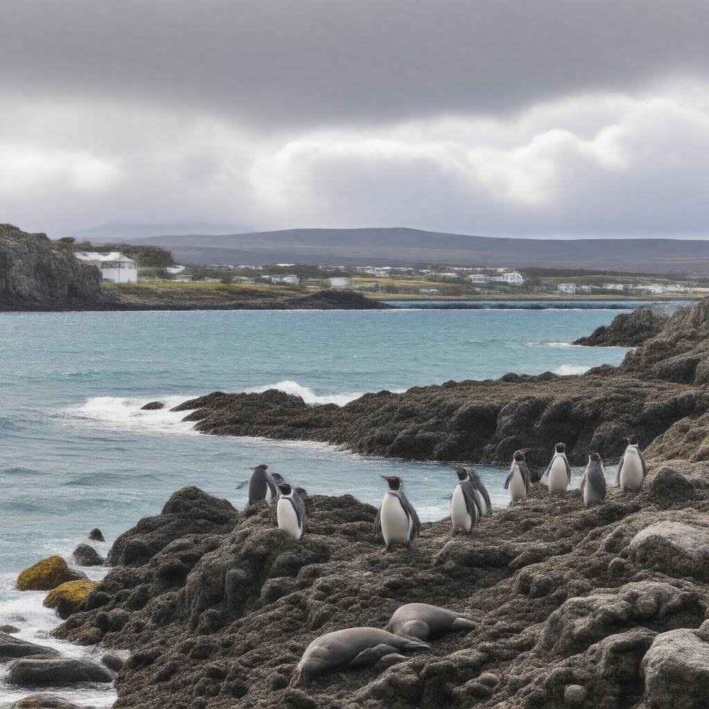 AI-created image of Falkland Islands