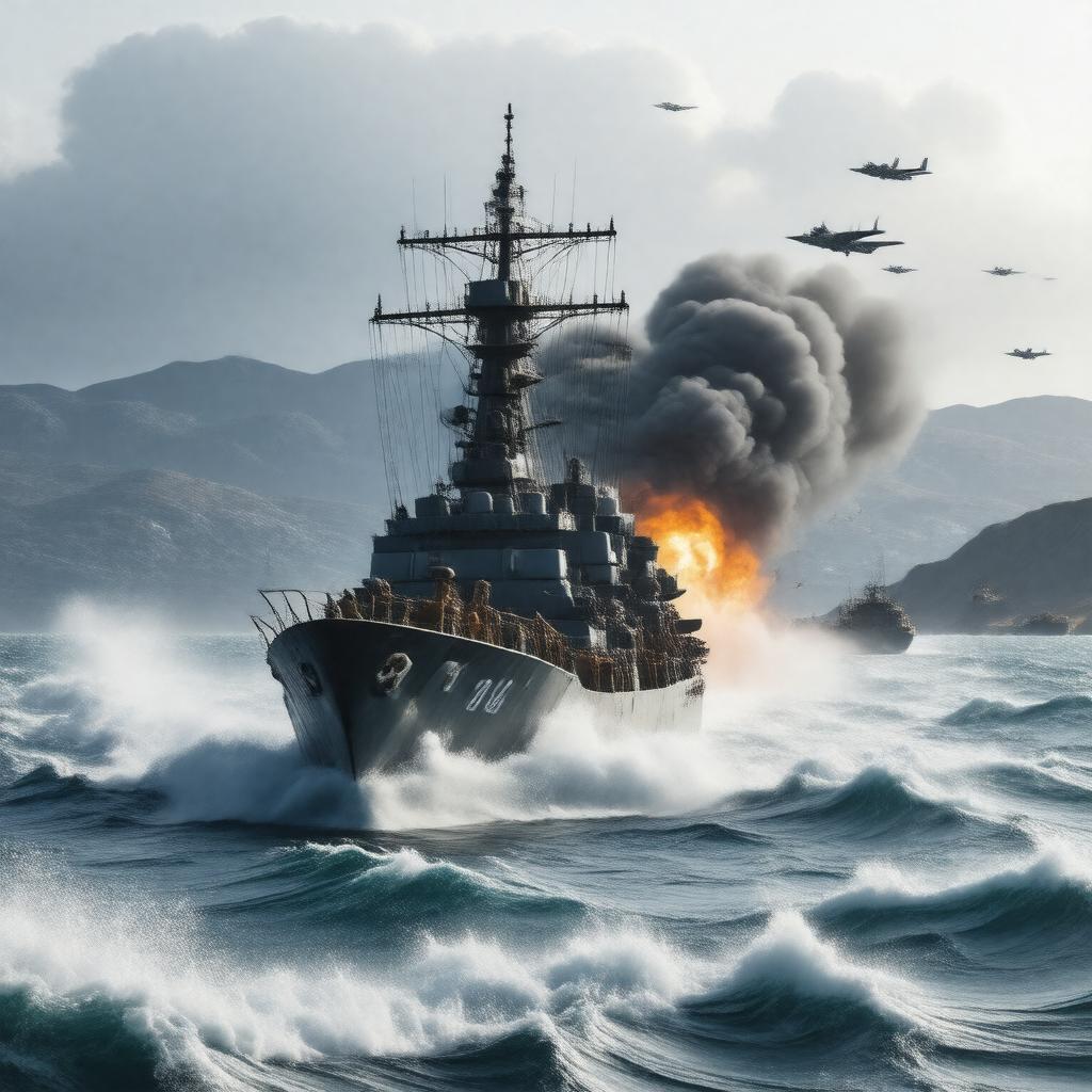 AI-created image of Falklands War