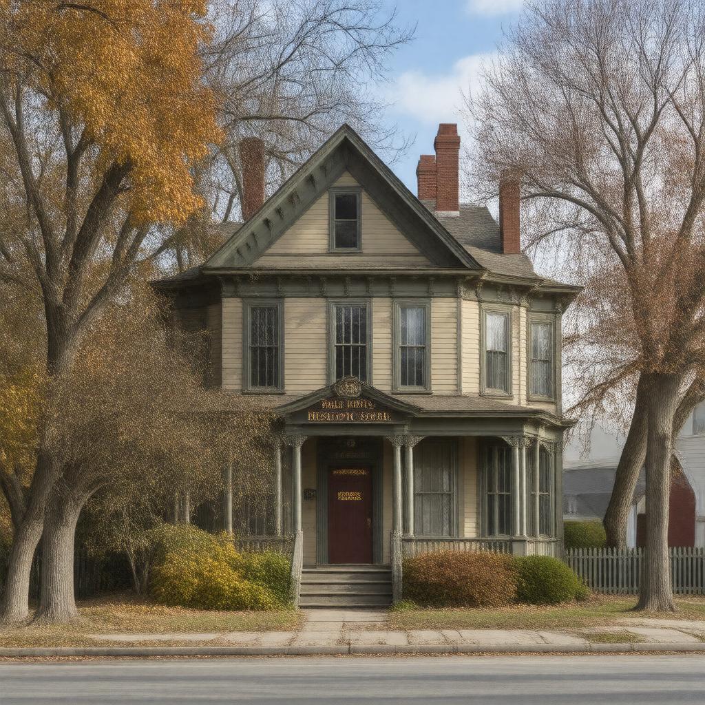 Click to view larger image AI-created image of Fall River Historical Society