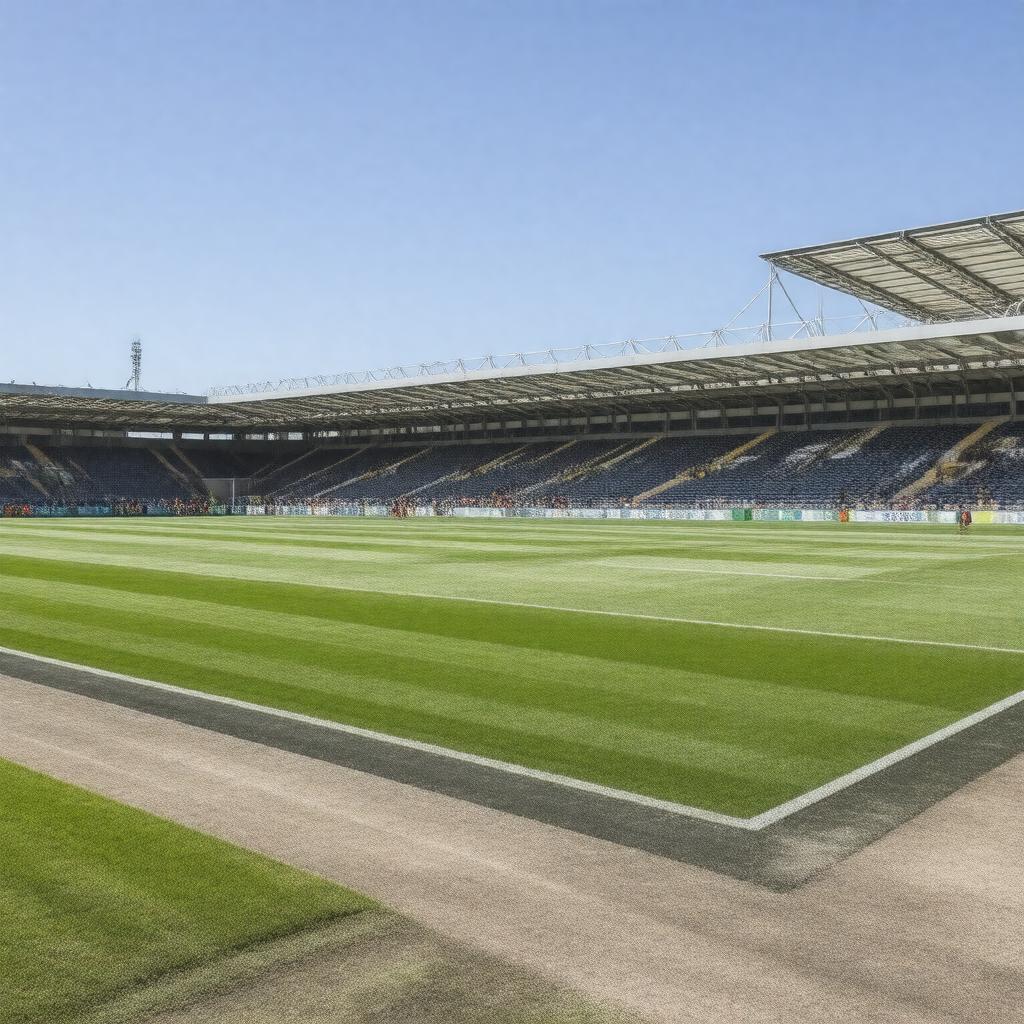 AI-created image of Falmer Stadium