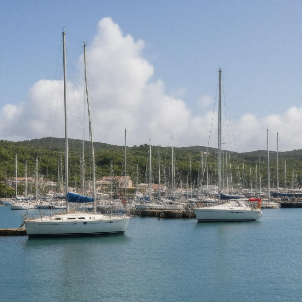 AI-created image of Falmouth Harbour