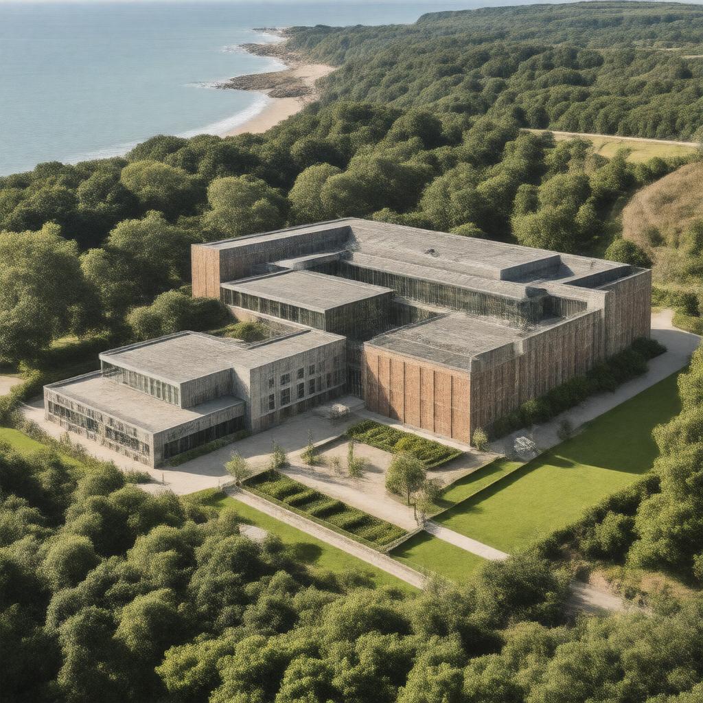 AI-created image of Falmouth University