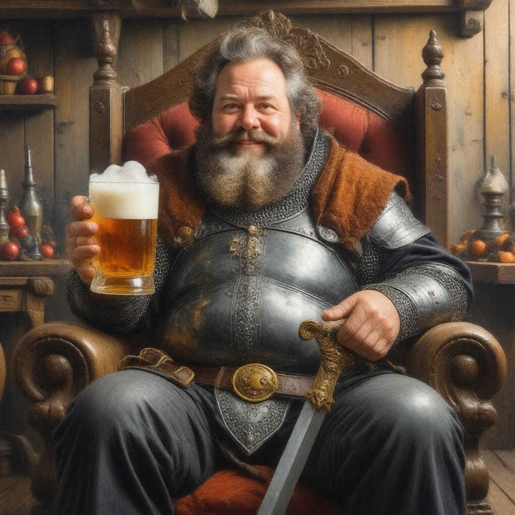 AI-created image of Falstaff