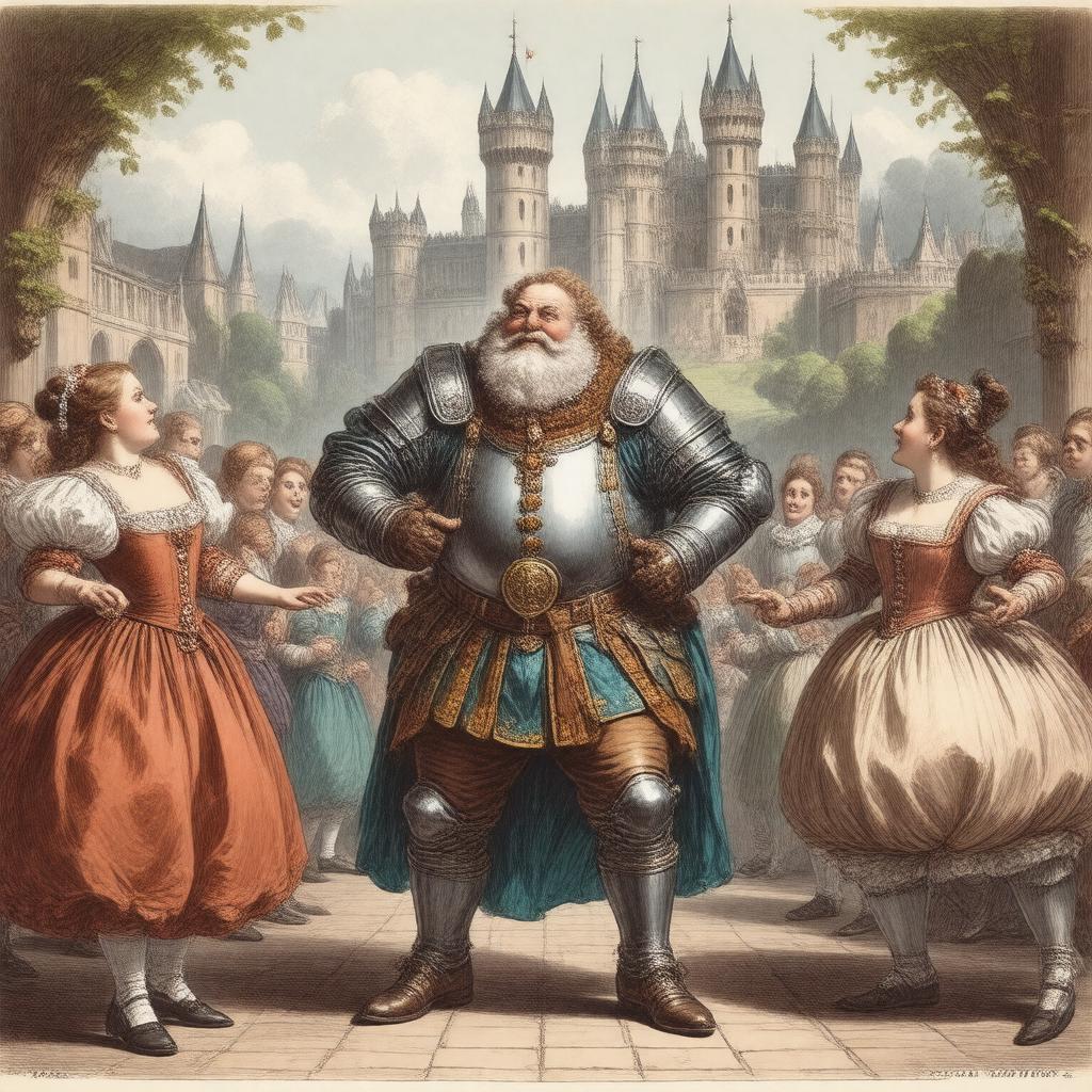 AI-created image of Falstaff (opera)
