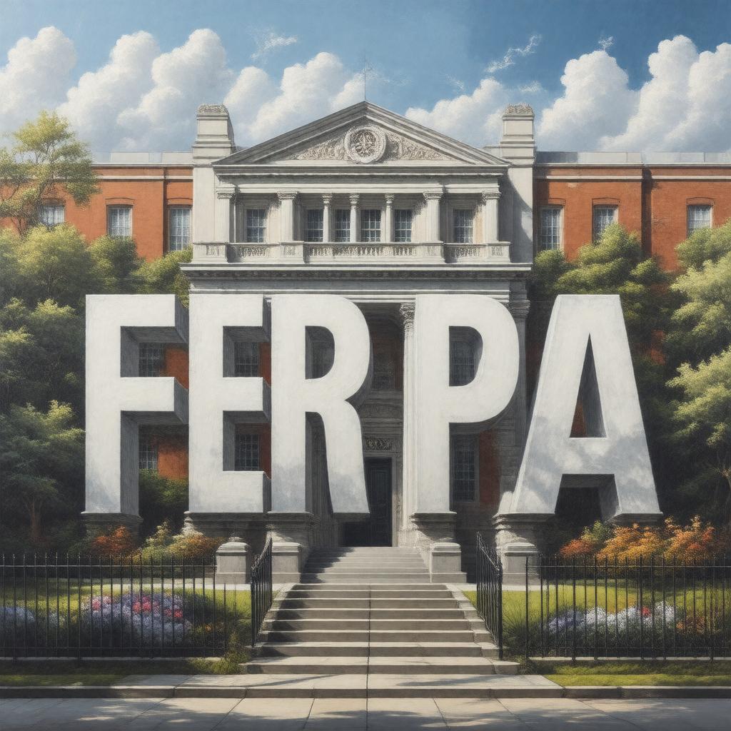 Click to view larger image AI-created image of Family Educational Rights and Privacy Act (FERPA)