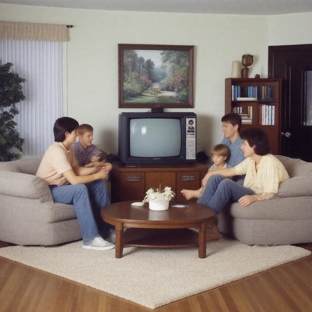 AI-created image of Family Ties