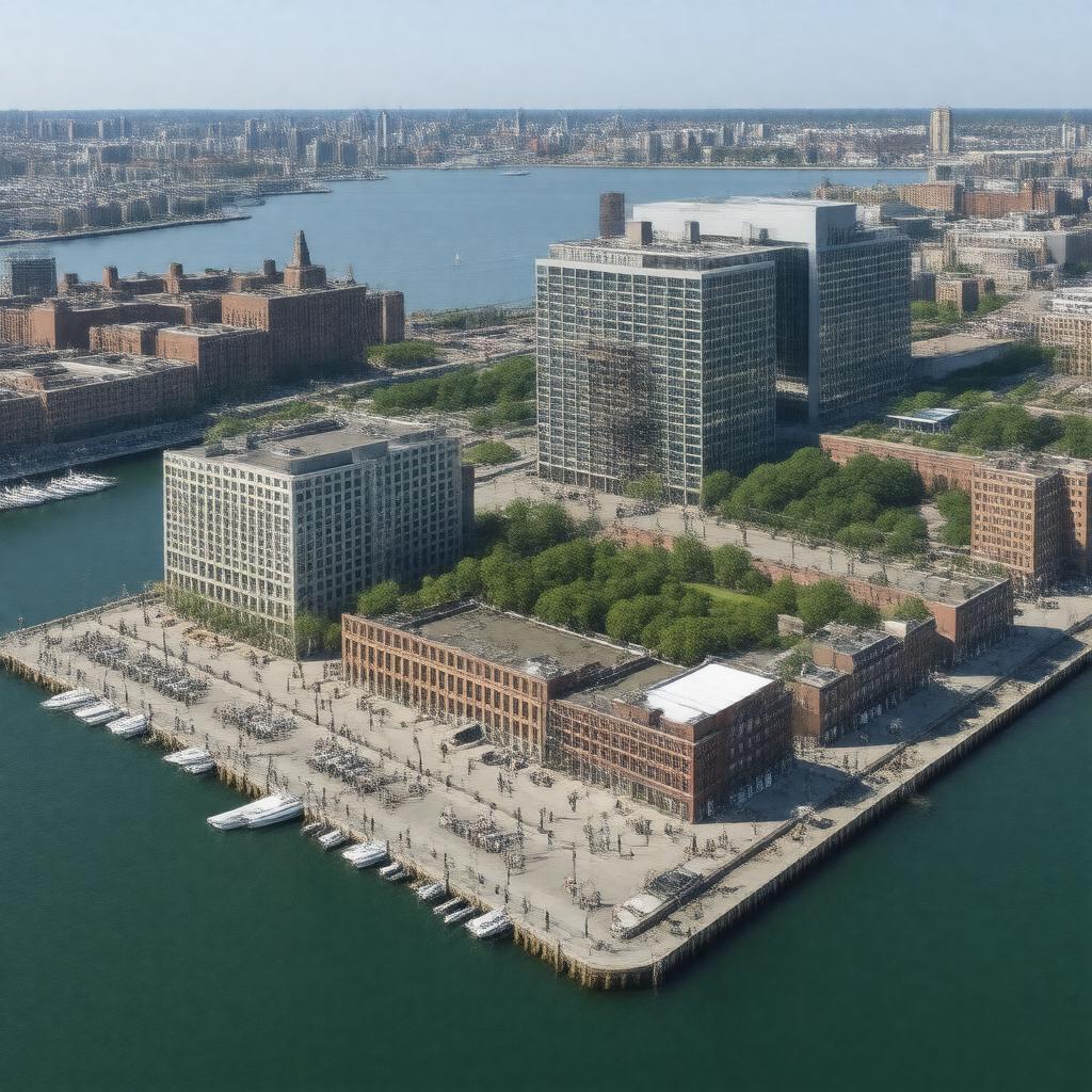 AI-created image of Fan Pier