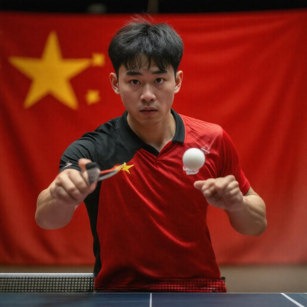 AI-created image of Fan Zhendong