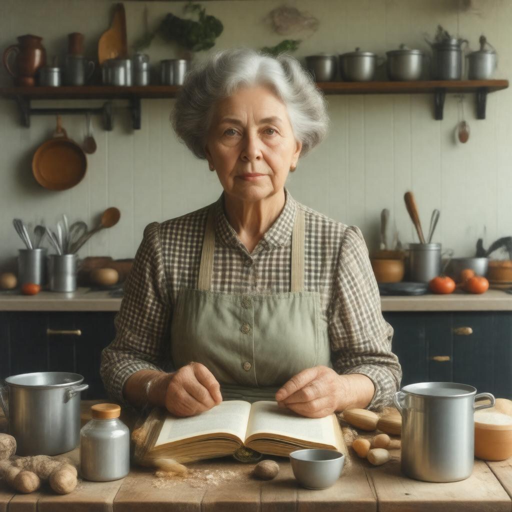 Click to view larger image AI-created image of Fannie Merritt Farmer