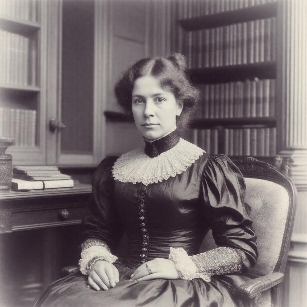 AI-created image of Fanny Van de Grift Osbourne