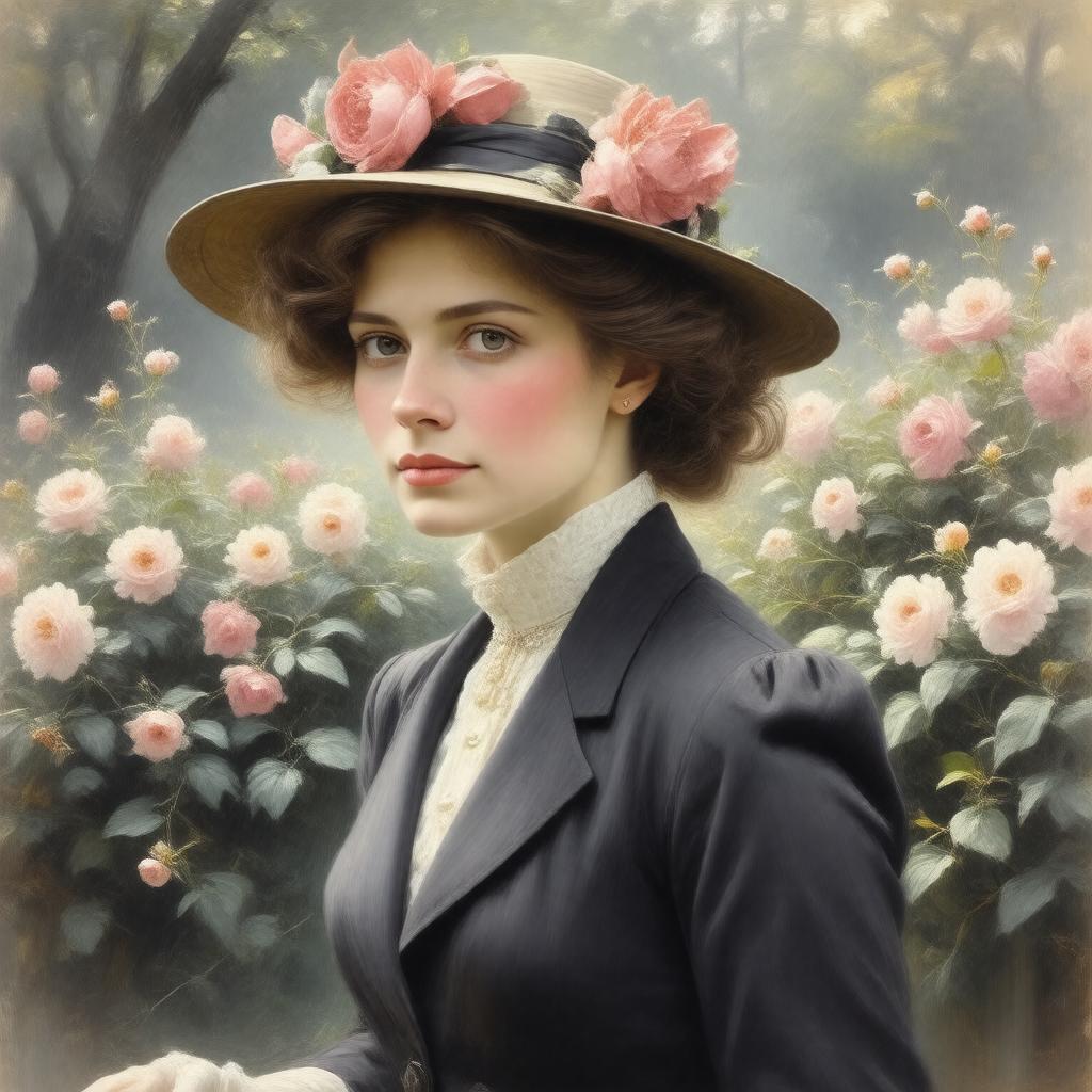 AI-created image of Fanny Waugh