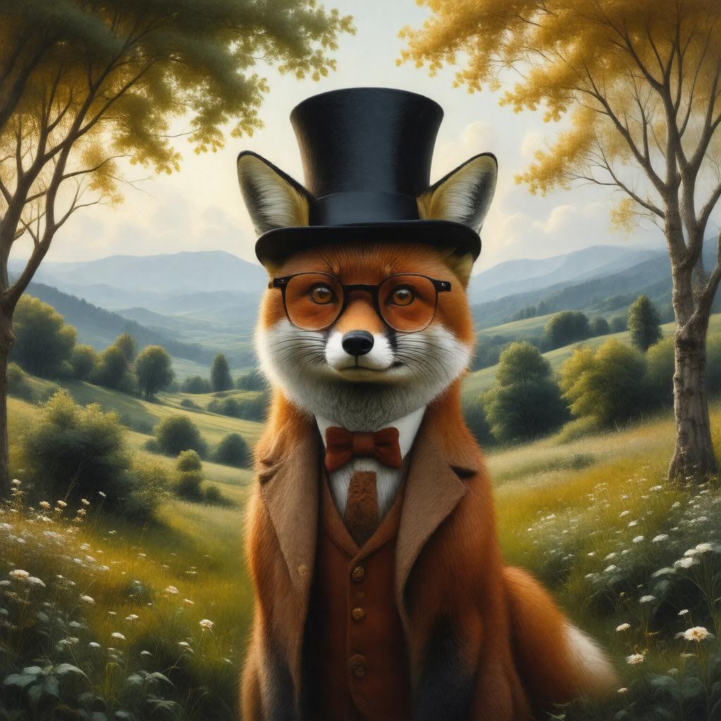 AI-created image of Fantastic Mr Fox