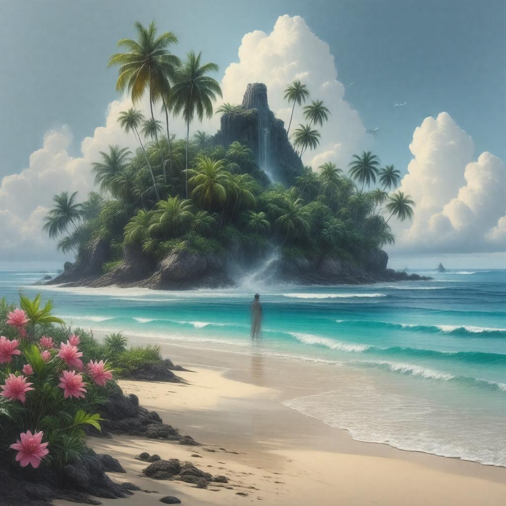 AI-created image of Fantasy Island