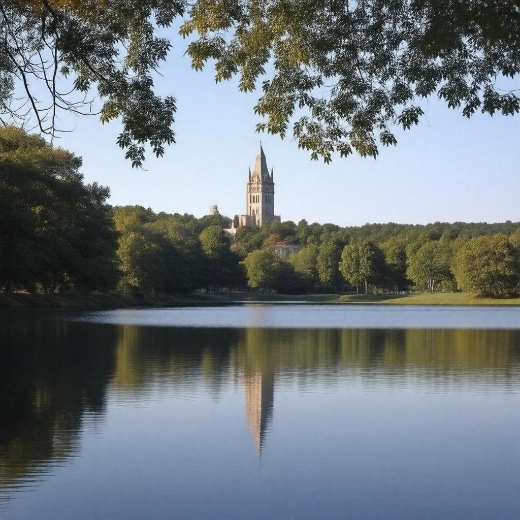 AI-created image of Far Above Cayuga's Waters