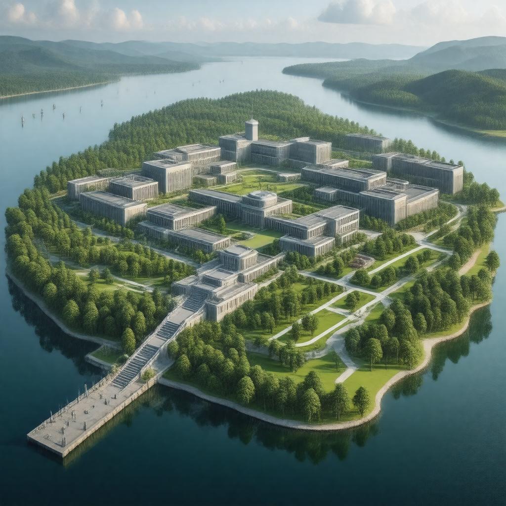 AI-created image of Far Eastern Federal University