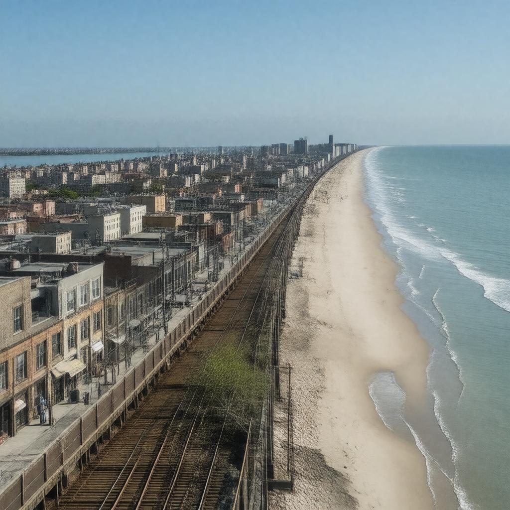 AI-created image of Far Rockaway