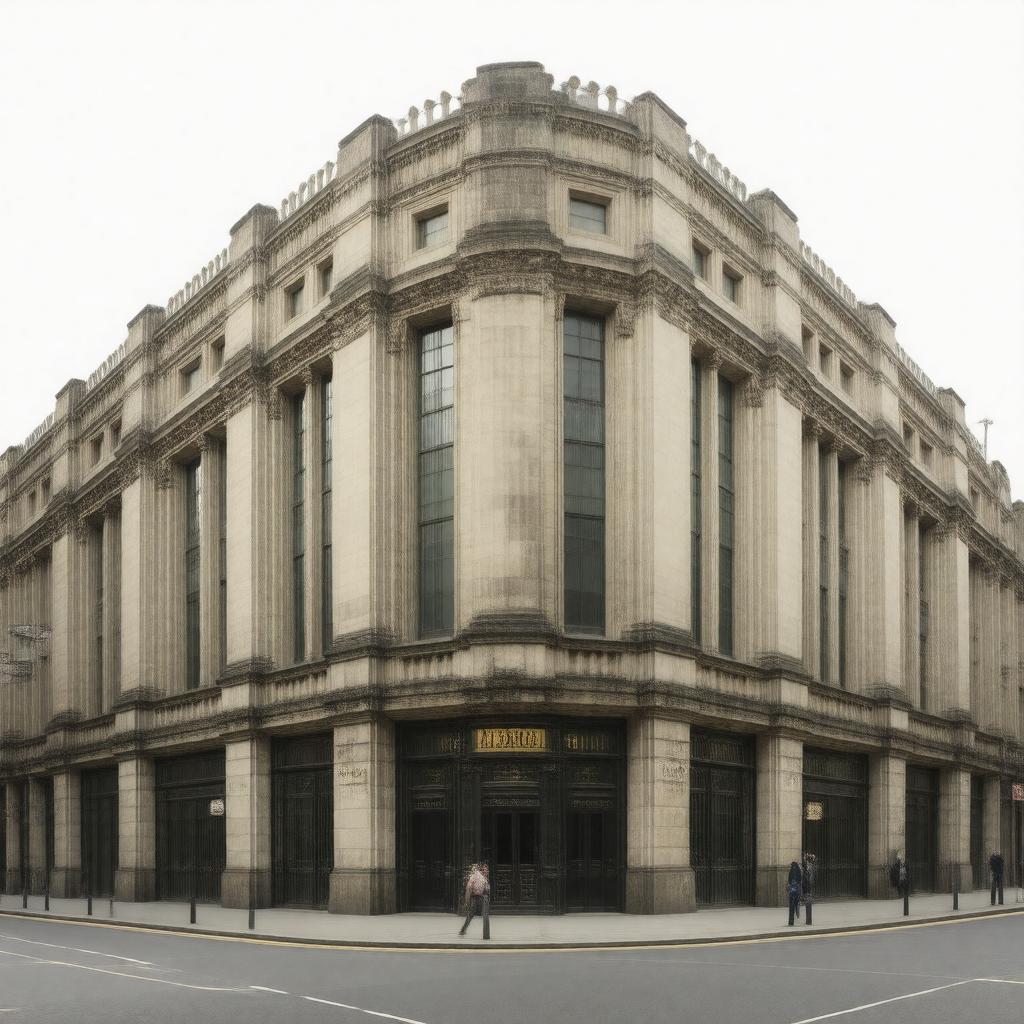 Click to view larger image AI-created image of Faraday Building