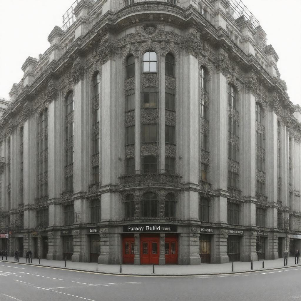AI-created image of Faraday Building, 136-144 Aldersgate Street, London EC1A 4HY