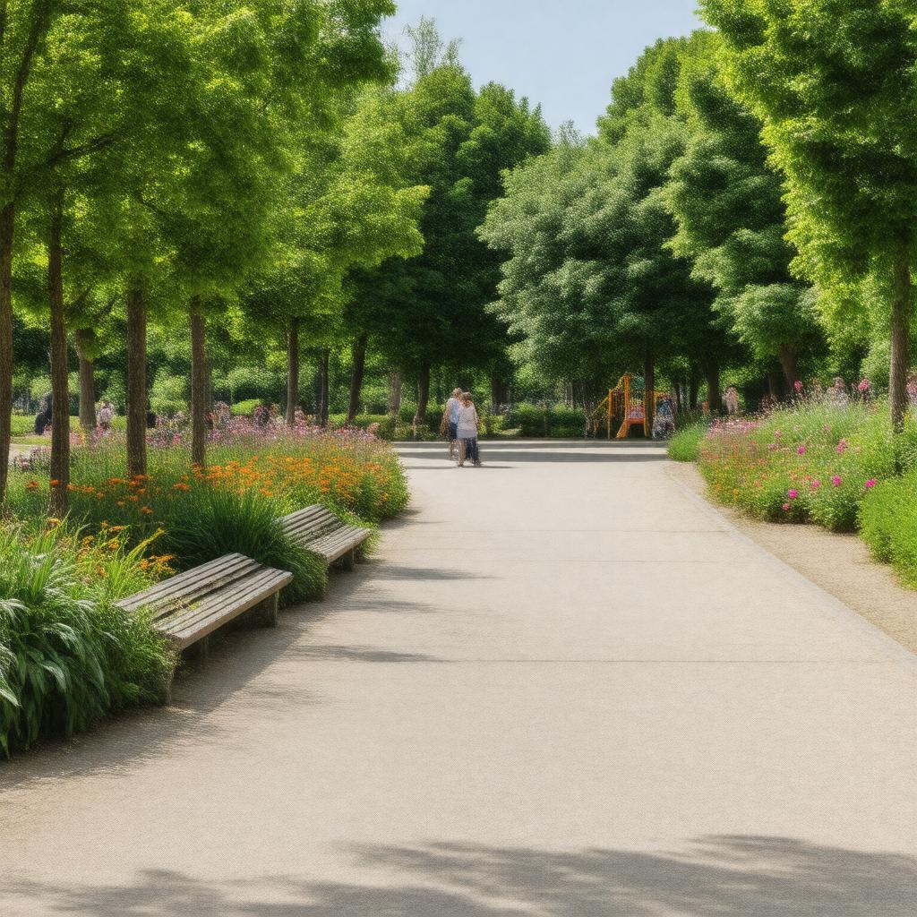 AI-created image of Faraday Gardens