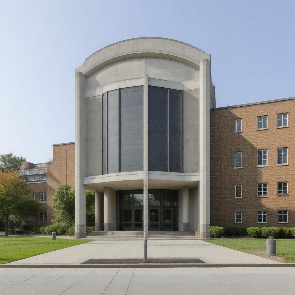 Click to view larger image AI-created image of Faraday Hall