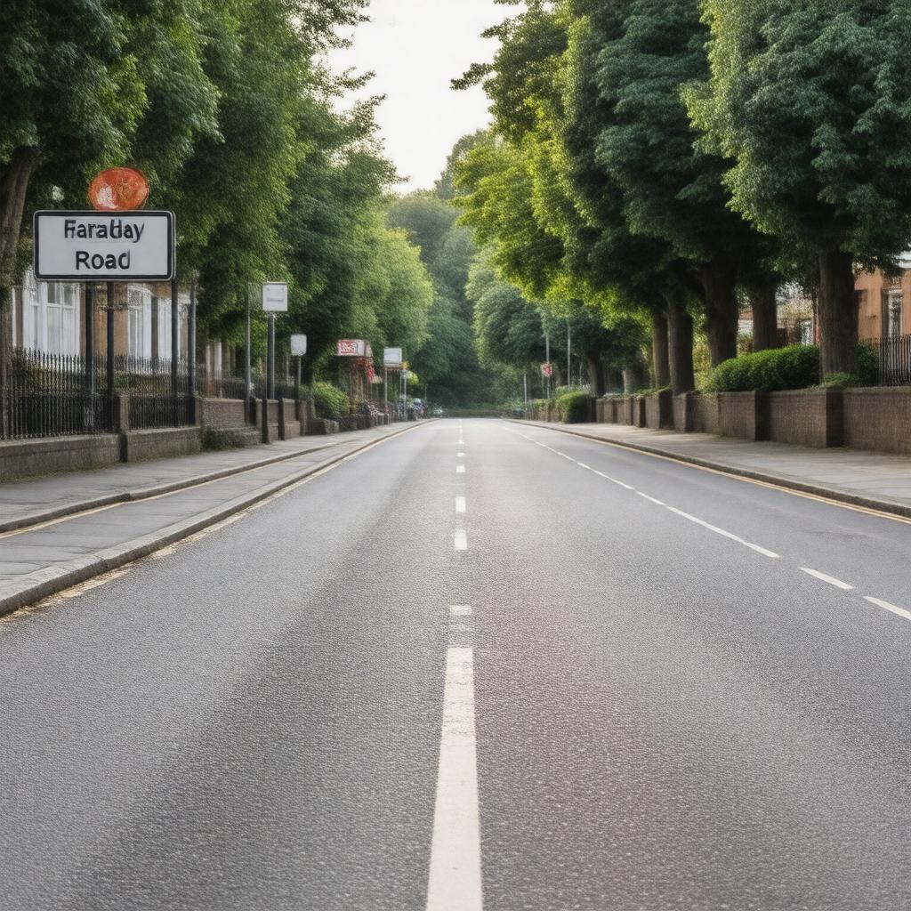 AI-created image of Faraday Road