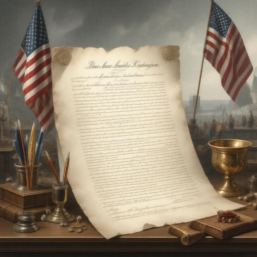 Click to view larger image AI-created image of Farewell Address