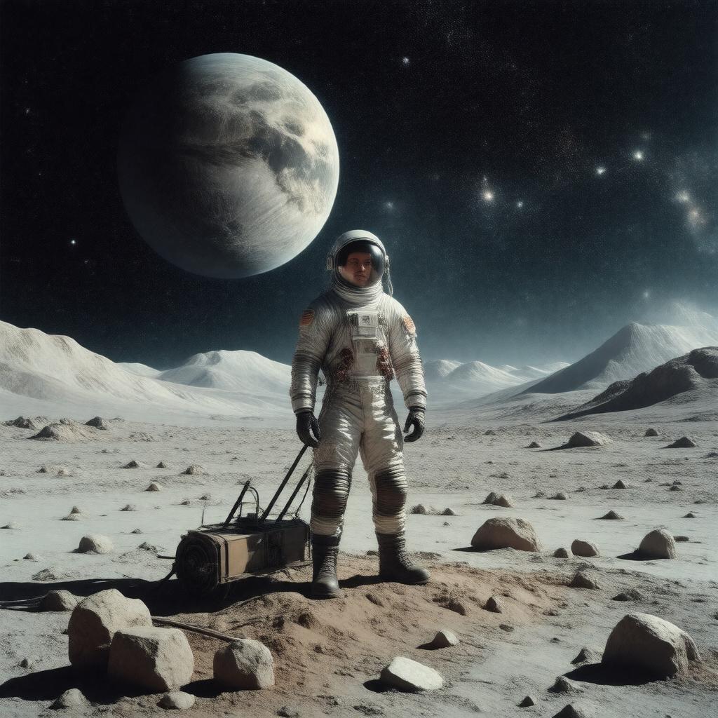 AI-created image of Farmer in the Sky